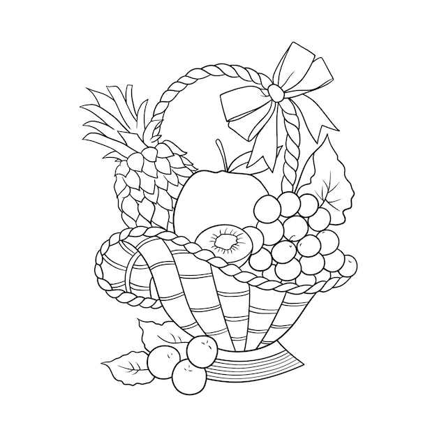 Doodle Fruit Basket Images – Browse 2,077 Stock Photos, Vectors, and Video  | Adobe Stock