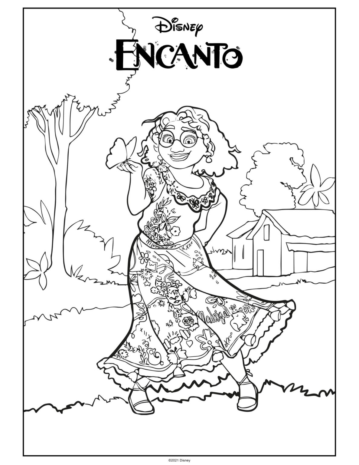 Luisa Madrigal Is Strong Coloring Pages
