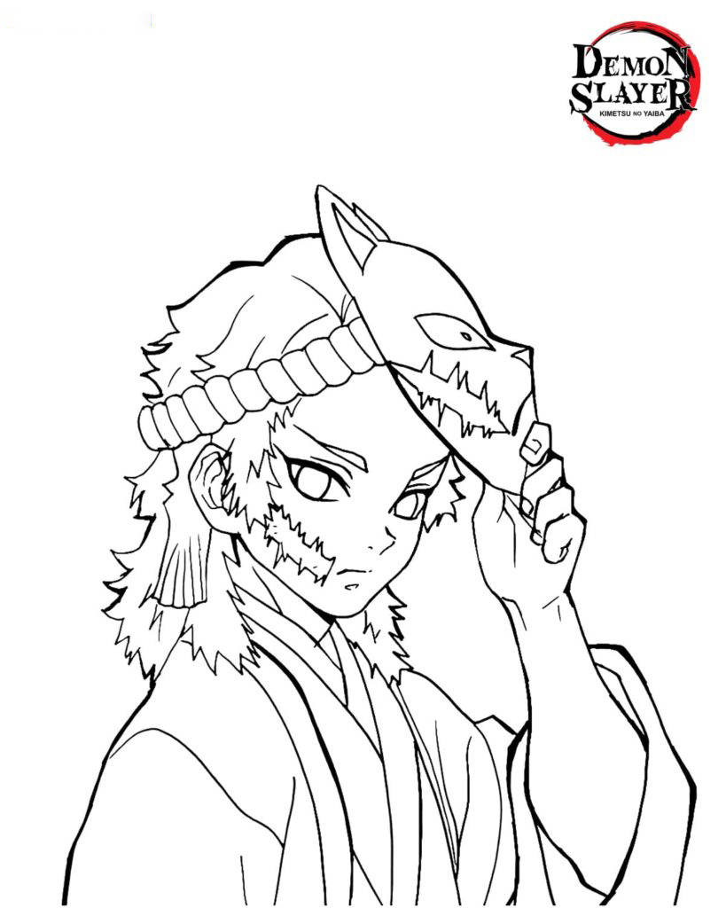 Demon Slayer Coloring Pages Printable, Free, and Easy