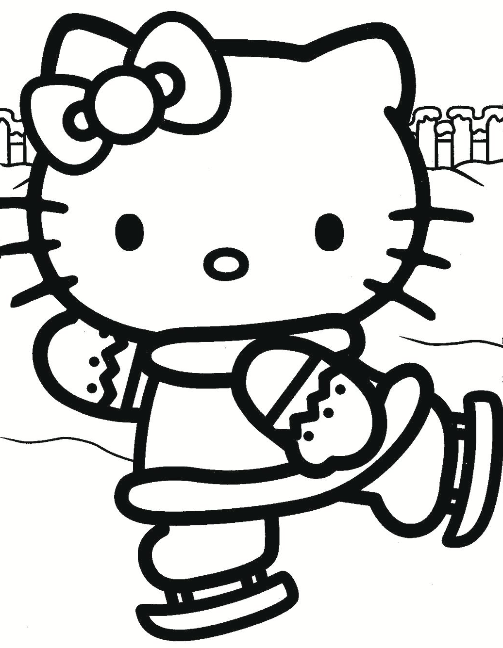 Hello Kitty Coloring Pages - Printable and Free