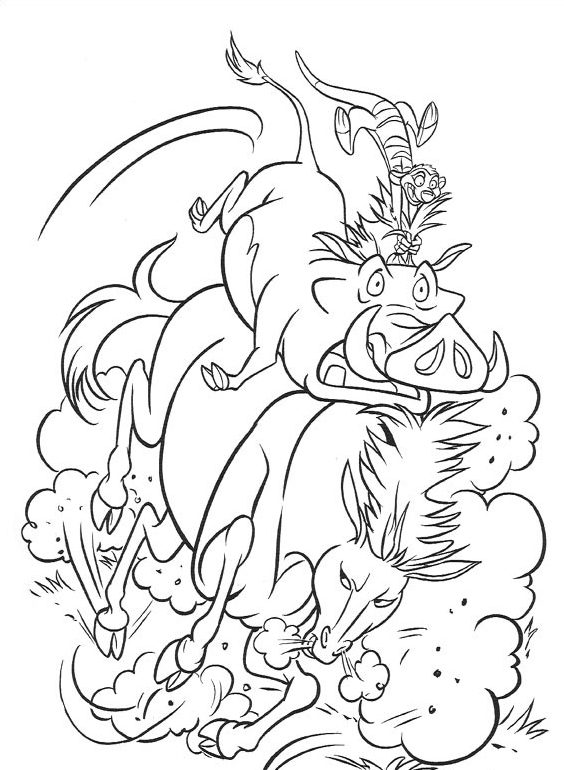lion king 2 coloring pages nuka