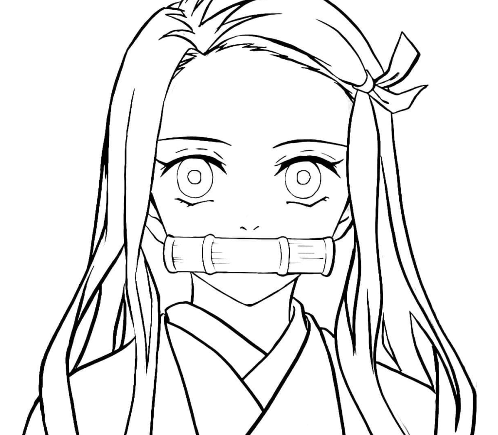 Large portrait of Nezuko Kamado