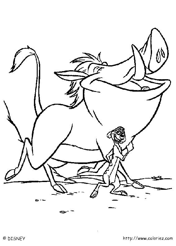 Timon an Pumbaa (sketch version) by MagicalMerlinGirl on DeviantArt
