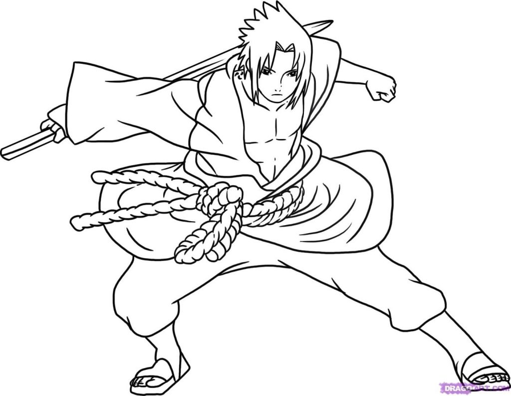 Coloring page - Naruto ana Sakura