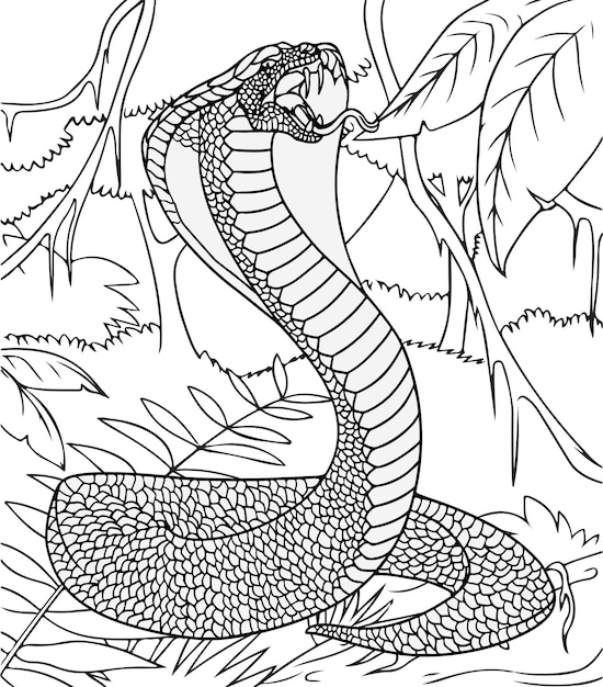 King Cobra - Signed Fine Art Print - inkart