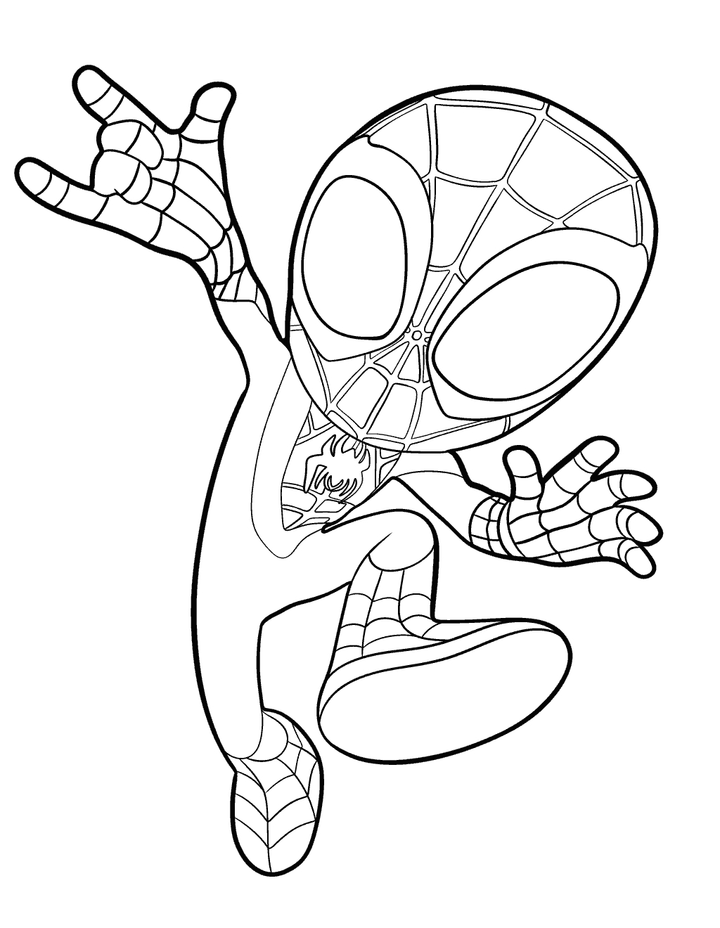 Spidey Coloring Pages