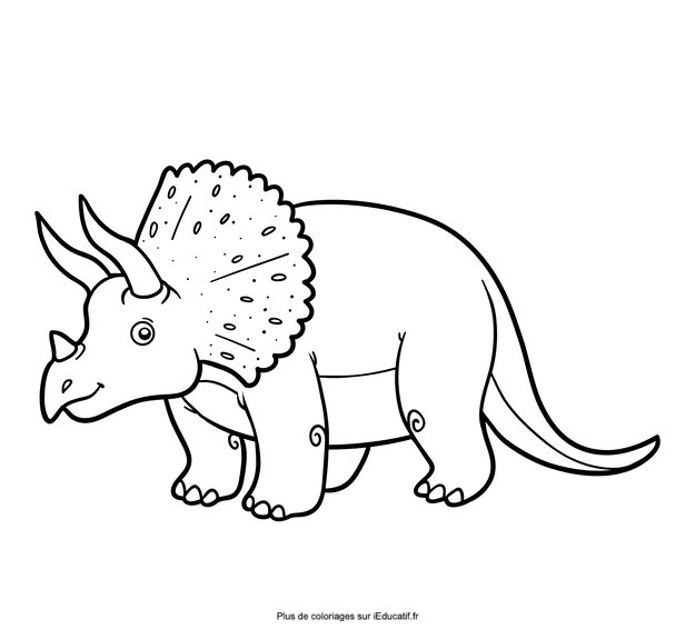 dinosaurs triceratops coloring pages
